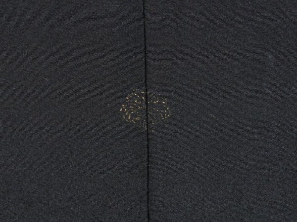 Photo6: 3907T04z380 Vintage Japanese Kimono Silk HAORI Peony Black (6)