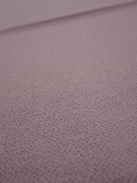 Photo4: 2V02z60  Japanese Kimono Crepe Silk  FABRIC Plain Ash rose 38.6x14.0 (4)