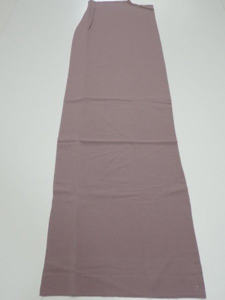 Photo5: 2V03z80  Japanese Kimono Crepe Silk  FABRIC Plain Ash rose 47.2x14.2 (5)