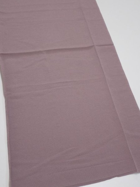 Photo2: 2V04z80  Japanese Kimono Crepe Silk  FABRIC Plain Ash rose 47.2x14.2 (2)