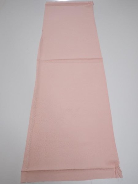 Photo5: 2P02z50  Japanese Kimono Silk  FABRIC  Pink 42.5x13.8 (5)