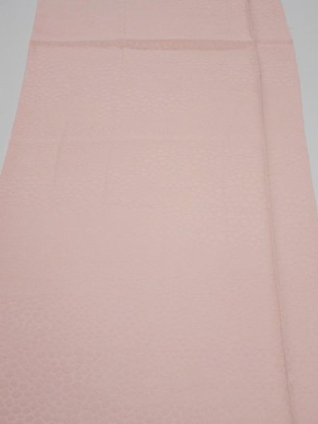 Photo2: 2P03z50  Japanese Kimono Silk  FABRIC  Pink 44.9x13.8 (2)