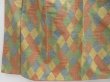 Photo4: 4016T01z860 Vintage Japanese Kimono Silk TSUMUGI  Straw yellow (4)