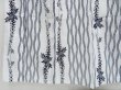 Photo4: 4019T01z480 Vintage Japanese Kimono Cotton YUKATA Wisteria Off-white (4)