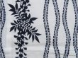 Photo6: 4019T01z480 Vintage Japanese Kimono Cotton YUKATA Wisteria Off-white (6)