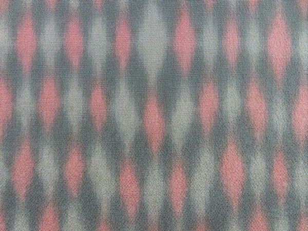 Photo7: 4025T02z570 Vintage Japanese Kimono Silk HITOE KOMON  Moss grey (7)