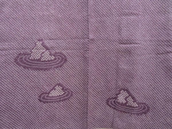 Photo3: 4114T04z370 Vintage Japanese Kimono Silk SHIBORI HAORI Karesansui (3)