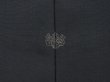 Photo5: 4117T02z550 Vintage Japanese Kimono Silk HAORI Wave Black (5)
