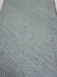 Photo1: 2Q04z80  Japanese Kimono Silk SHIBORI FABRIC  Dull blue 65.4x14.6 (1)