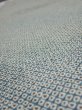 Photo4: 2Q04z80  Japanese Kimono Silk SHIBORI FABRIC  Dull blue 65.4x14.6 (4)