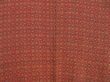 Photo3: 4207T02z470 Vintage Japanese Kimono Silk HAORI Flower Red-Brown (3)