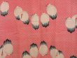 Photo3: 4225T04z450 Antique Japanese Kimono Silk JUBAN Crane Red (3)