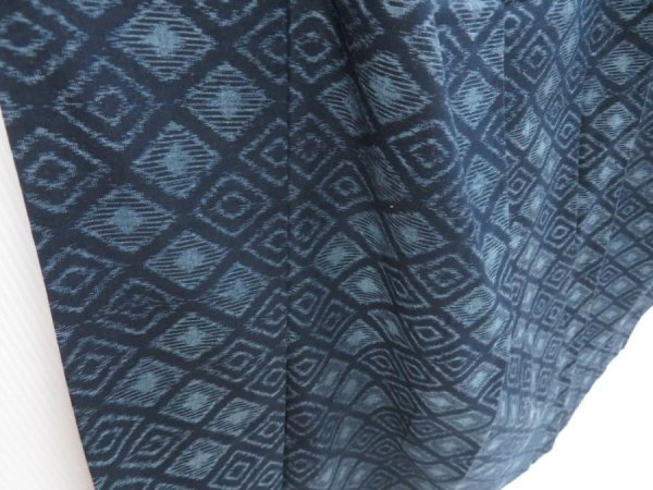 Photo3: 4225T13z720 Vintage Japanese Kimono Momen  Indigo (3)
