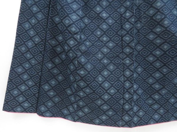 Photo4: 4225T13z720 Vintage Japanese Kimono Momen  Indigo (4)