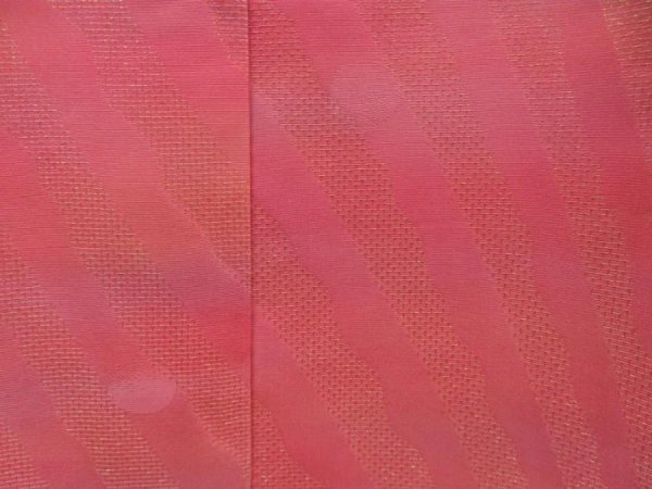 Photo4: 4307T08z610  Japanese Kimono Silk HAORI COAT Coral pink (4)