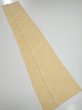 Photo5: 2Z10z30  Japanese Kimono Silk  FABRIC  Light yellow 36.2x7.1 (5)