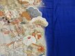 Photo8: 4311T04z450 Antique Japanese Kimono Silk IROTOMESODE Dark lavender blue (8)