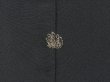 Photo5: 4316T11z620 Vintage Japanese Kimono Silk HAORI Mountain Black (5)
