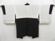 Photo7: 4316T11z620 Vintage Japanese Kimono Silk HAORI Mountain Black (7)