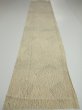 Photo5: 2J04z100  Japanese Kimono Silk  FABRIC Shibori Light cream 65.4x14.2 (5)