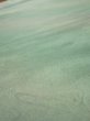 Photo4: 2J03z90  Japanese Kimono Silk  FABRIC Suminagashi Soft green 68.5x14.2 (4)