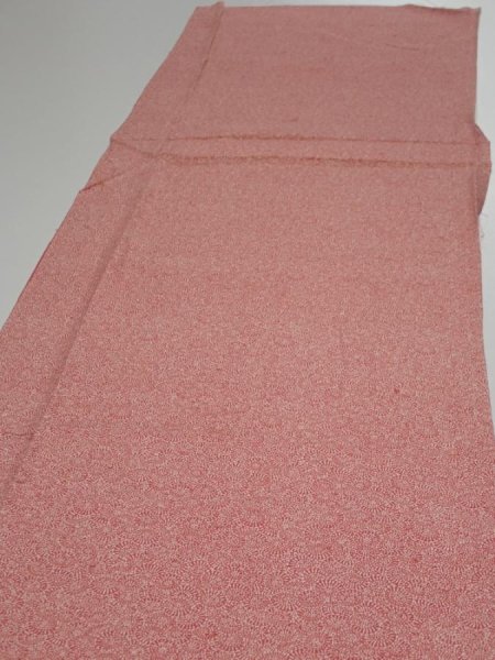 Photo3: 2K05z80  Japanese Kimono Silk  FABRIC Umbrella Dark coral 68.5x14.6 (3)