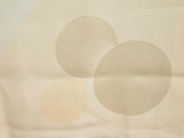 Photo4: 4331T05z630  Japanese Kimono Silk JUBAN  Light cream (4)