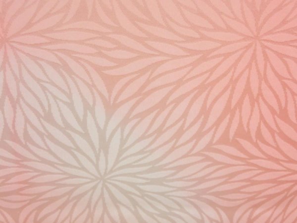 Photo4: 4331T07z660  Japanese Kimono Silk JUBAN Chrysanthemum Pink (4)