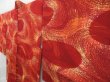 Photo2: 4401T11z560 Vintage Japanese Kimono Silk HAORI  Red-Brown (2)