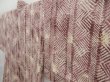 Photo2: 4401T12z480 Vintage Japanese Kimono Silk SHIBORI HAORI  Dark purple-gray (2)