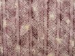 Photo3: 4401T12z480 Vintage Japanese Kimono Silk SHIBORI HAORI  Dark purple-gray (3)