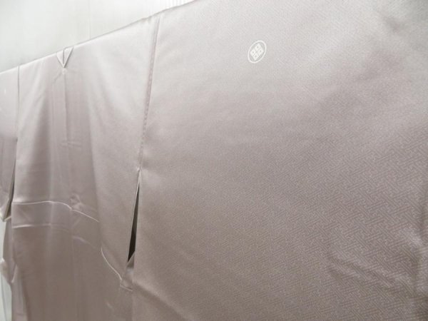 Photo2: 4402T05z980  Japanese Kimono Silk Artist work IROTOMESODE Ash purple (2)