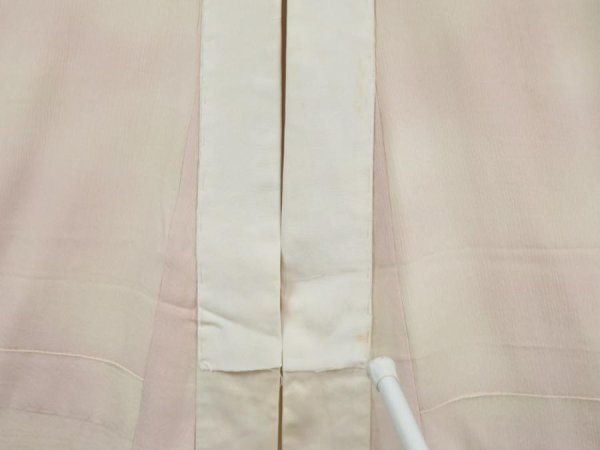 Photo4: 4405T07z650  Japanese Kimono Silk JUBAN  Light pink (4)