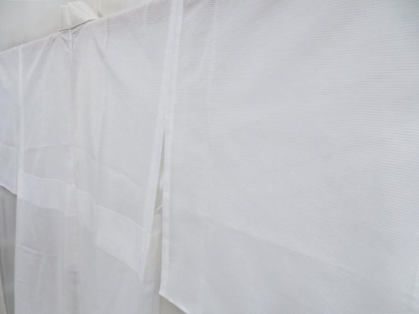 Photo2: 4409T06z310 Japanese Kimono Synthetic Ro JUBAN See through Off-white (2)