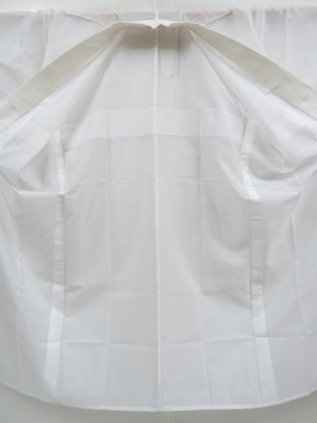 Photo7: 4409T06z310 Japanese Kimono Synthetic Ro JUBAN See through Off-white (7)