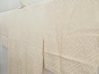 Photo2: 4506T12z560 Vintage Japanese Kimono Rinzu Silk JUBAN Sayagata Off-white (2)