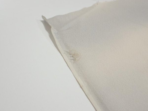 Photo10: 2M03z170  Japanese Kimono Silk  FABRIC Fisherman Gray 59.8x23.6 (10)