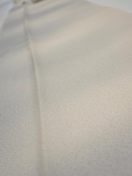Photo4: 2M06z60  Japanese Kimono Silk  FABRIC  Gray 84.3x7.1 (4)