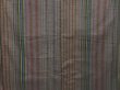 Photo5: 4510T11z880  Japanese Kimono Silk TSUMUGI Stripe Brown-Gray (5)