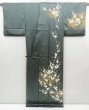 Photo1: 4524T05z1120  Japanese Kimono Silk TSUKESAGE Plum branch Raden (1)