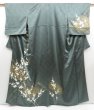 Photo4: 4524T05z1120  Japanese Kimono Silk TSUKESAGE Plum branch Raden (4)