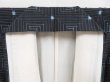 Photo7: 4526T13z890 Vintage Japanese Kimono Silk TSUMUGI  Black (7)