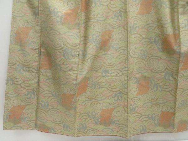 Photo4: 4526T14z700  Vintage Japanese Kimono Silk OSHIMA TSUMUGI Ship (4)