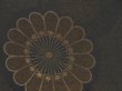 Photo4: 4601T12z700 Vintage Japanese Kimono Silk HAORI Chrysanthemum Black (4)