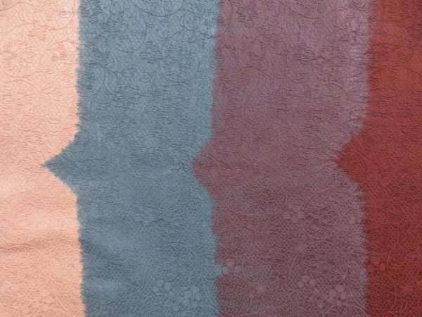 Photo4: 4603T13z560 Vintage Japanese Kimono Silk HAORI  Brown Dark purple-gray (4)