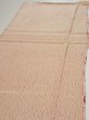 Photo3: 2T03z80  Japanese Kimono Silk  FABRIC Shibori Light cream 65.4x15.4 (3)