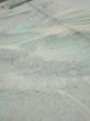 Photo4: 2T09z60  Japanese Kimono Silk  FABRIC Stream Light blue-gray 78.7x7.3 (4)
