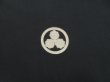 Photo6: 4604T01z640 Vintage Japanese Kimono Silk Men's HAORI Karakusa Black (6)