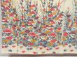 Photo6: 4607T09z1090 Vintage Japanese Kimono Crepe Silk TSUKESAGE Kyo-bingata (6)
