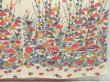 Photo7: 4607T09z1090 Vintage Japanese Kimono Crepe Silk TSUKESAGE Kyo-bingata (7)